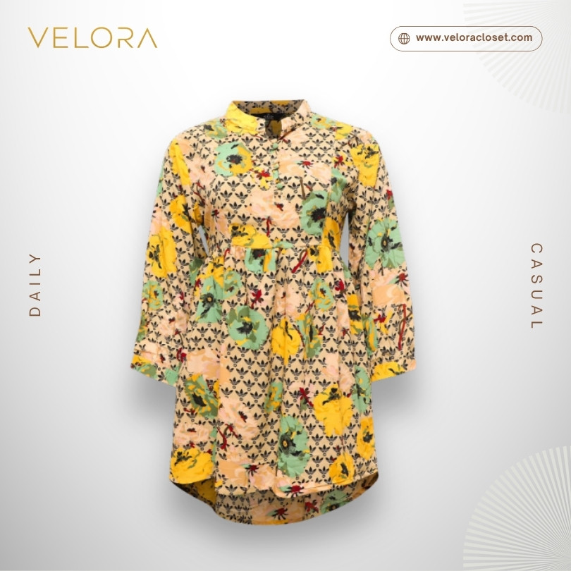 Floral Top (Yellow)